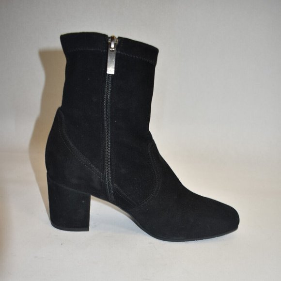 Aquatalia Dayana Water Resistant Stretch Bootie Black Size 10 - Picture 6 of 8
